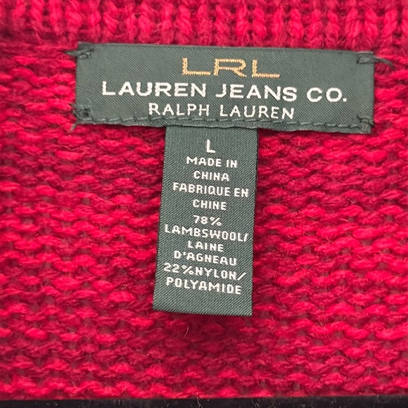 Ralph Lauren Jeans Co. Vintage Rare Southwestern Aztec Sweater Vest Cardigan - Picture 4 of 16